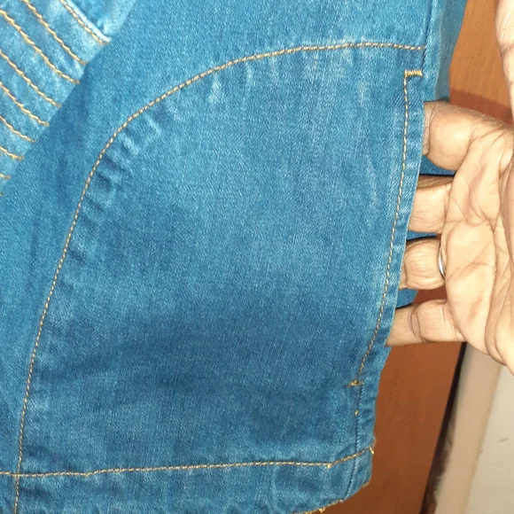 Free People  Denim Top - Picture 4 of 7